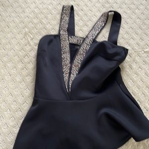 Cute black top with sequence